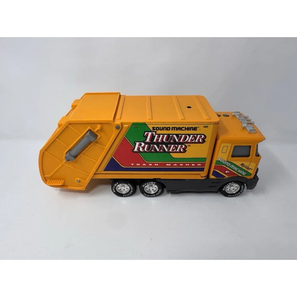 Nylint Thunder Runner Trash Masher Garbage Truck Sound Machine (Video)